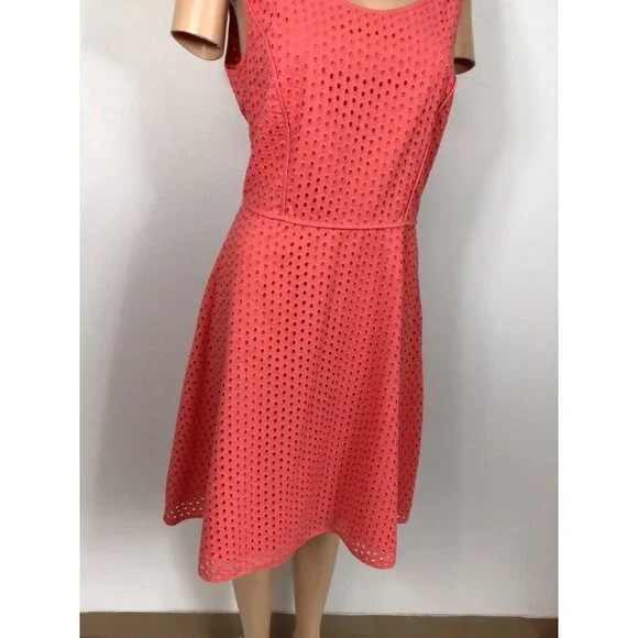 Max Studio Coral Eyelet Dress - Picture 6 of 6